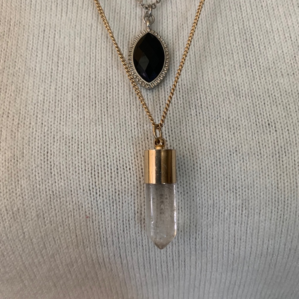 Multi Layered, Multi Colored Necklace - image 3